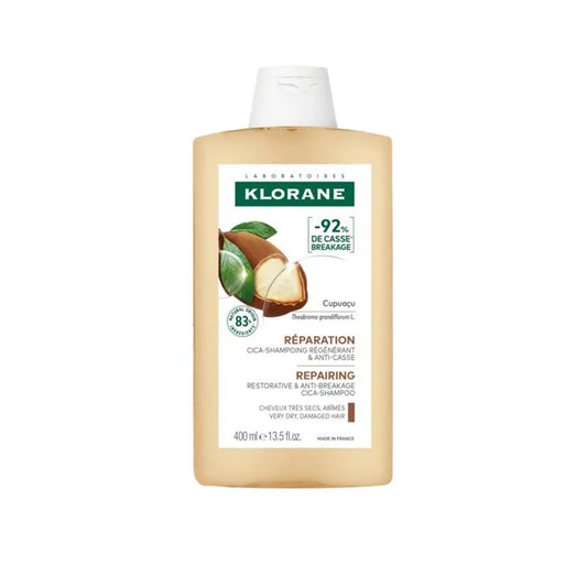 Klorane Champô Cica Reparador e Antiquebra com Manteiga de Cupuaçu 400ml