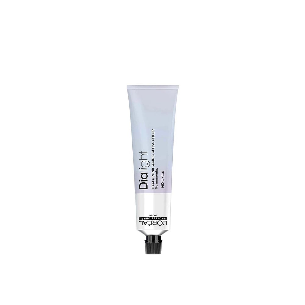 L'oréal Professionnel Dia Light Hyaluronic Acidic Gloss Color Demi-permanent Hair Dye 9.01 Very Light Blonde With Ash Tones 60 Ml