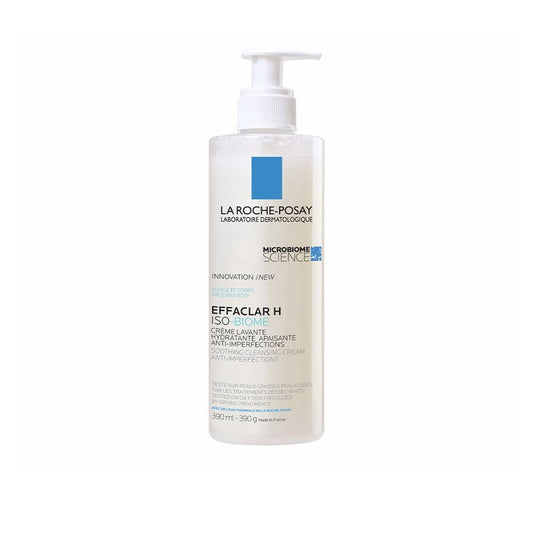 La Roche-Posay Effaclar H Iso-Biome Crema Limpiadora Calmante 390ml