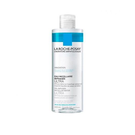 La Roche-Posay Agua micelar bifásica con aceite Ultra Piel Sensible 400ml