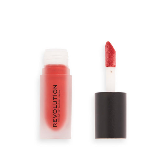Makeup Revolution Matte Bomb Barra de Labios Líquida Lure Red 4.6ml