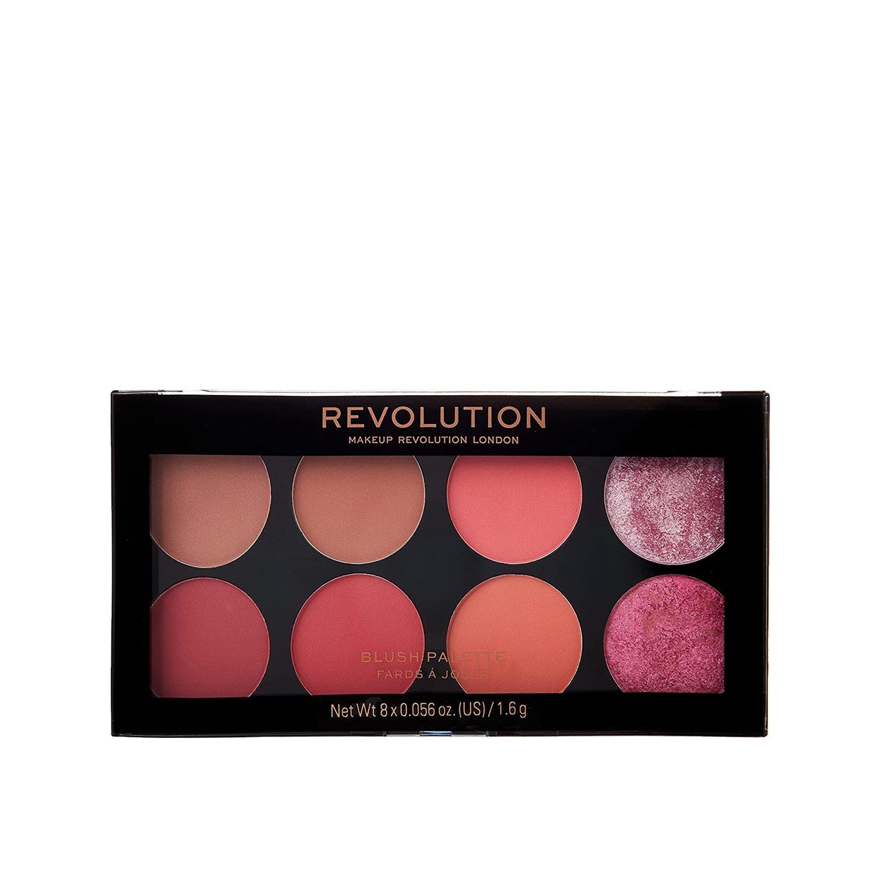 Makeup Revolution Ultra Blush Palette Sugar &amp; Spice 1,6 g x 8
