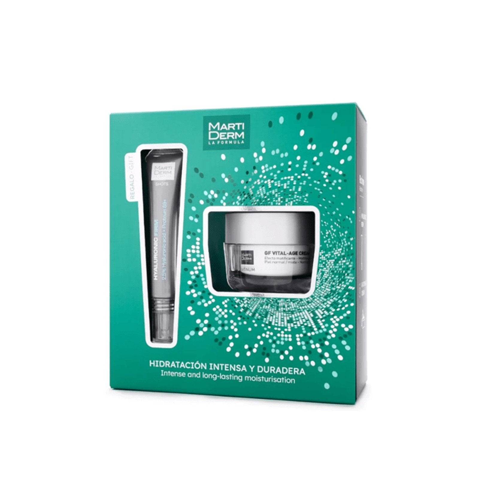 Martiderm Platinum GF Vital-Age Creme + Shot Hyaluronic Firm Coffret