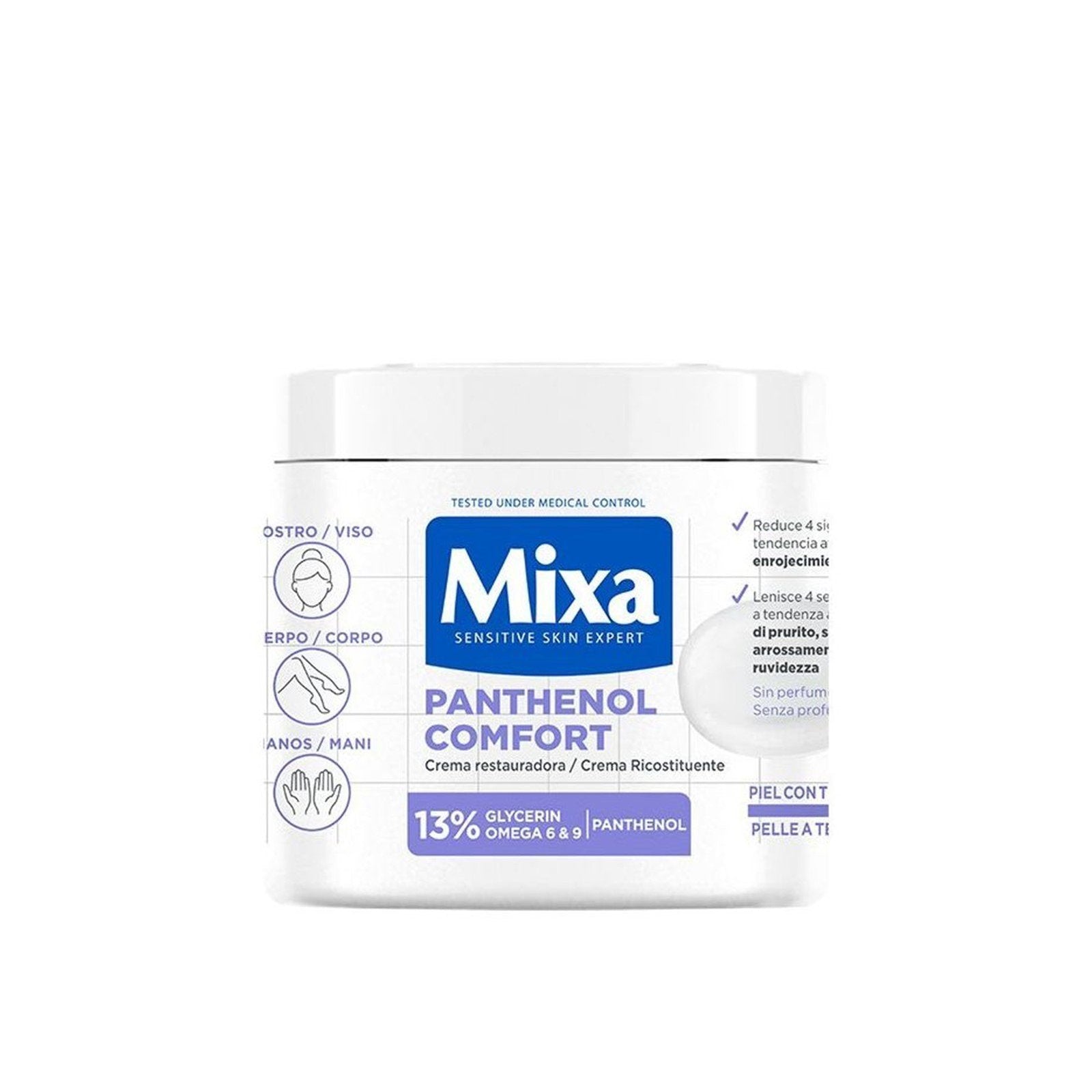Mixa Panthenol Comfort creme corporal 400ml