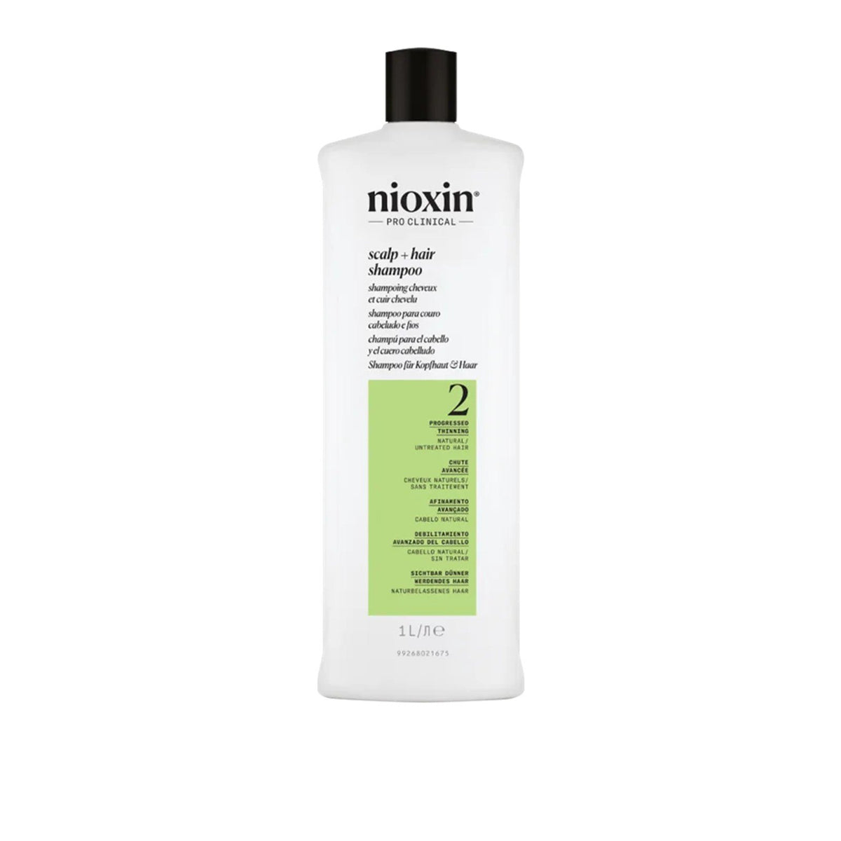 Nioxin System 2 Champô Couro Cabeludo + Cabelo 1L