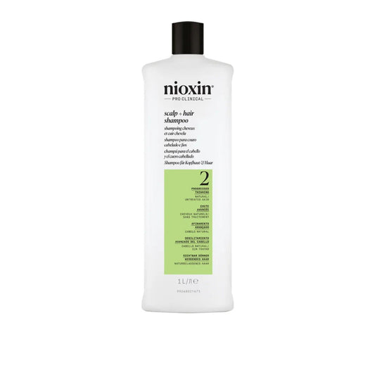 Nioxin System 2 Champô Couro Cabeludo + Cabelo 1L