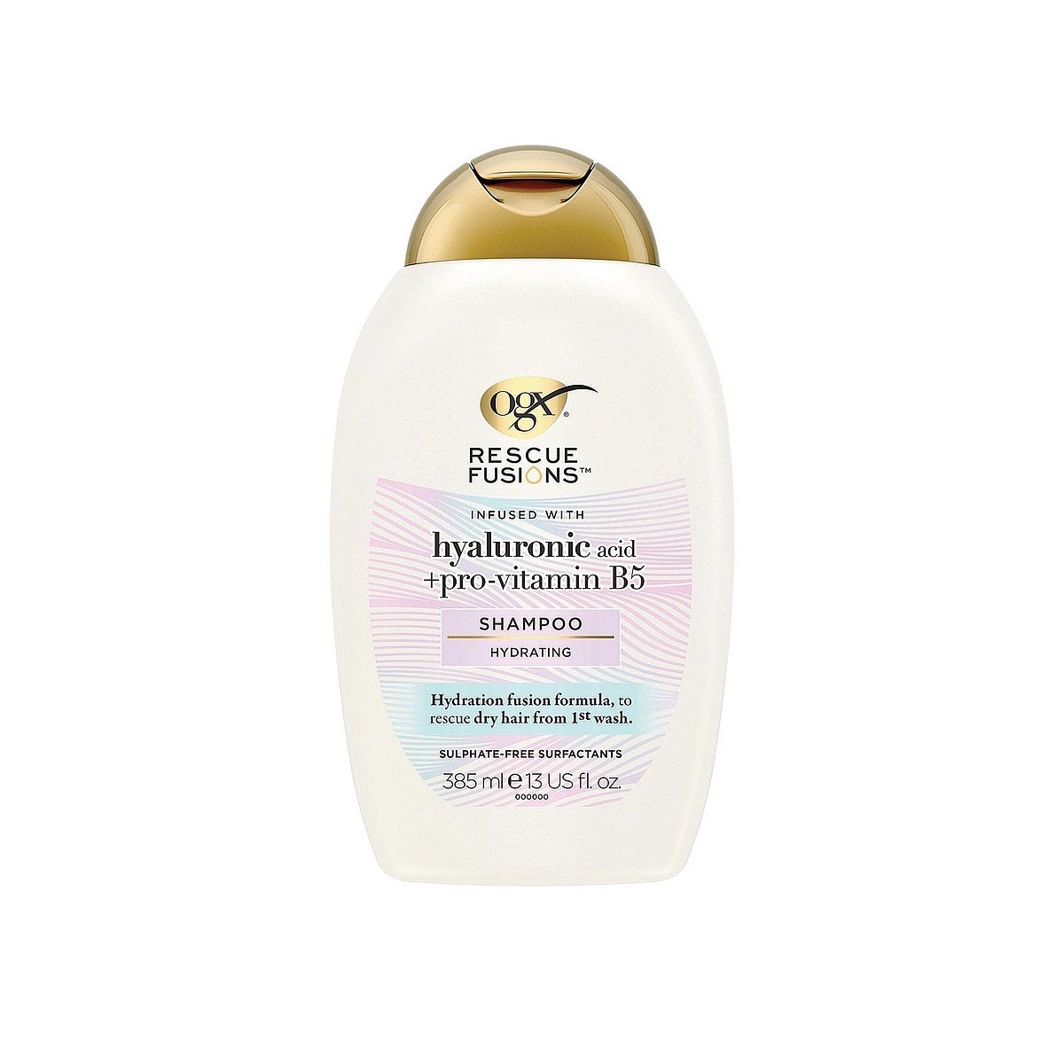 Ogx Rescue Fusions Champô Ácido Hialurónico + Pró-Vitamina B5 385ml
