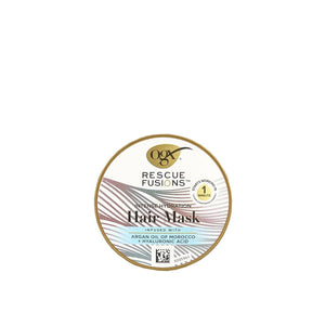 Ogx Rescue Fusions Máscara Capilar Hidratação Intensa Óleo de Argan de Marrocos + Ácido Hialurónico 285ml