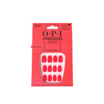 OPI xPress/On Iconic Shades Unhas Press-On Instantâneas Tipo Gel Curtas Strawberry Margarita x30
