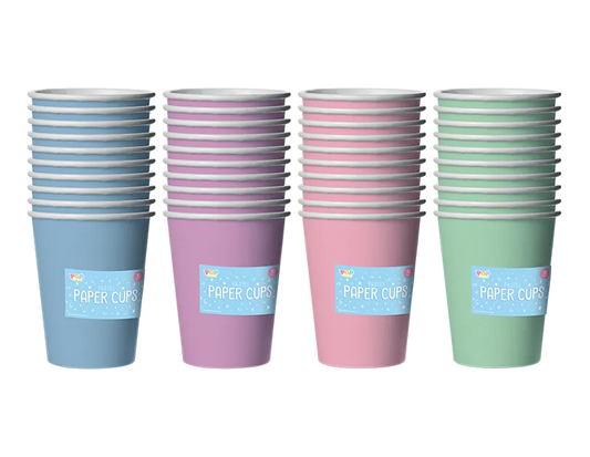 Copos de Papel Pastel 250 ml 10 un