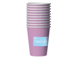 Vasos de Papel Pastel 250 ml 10 ud