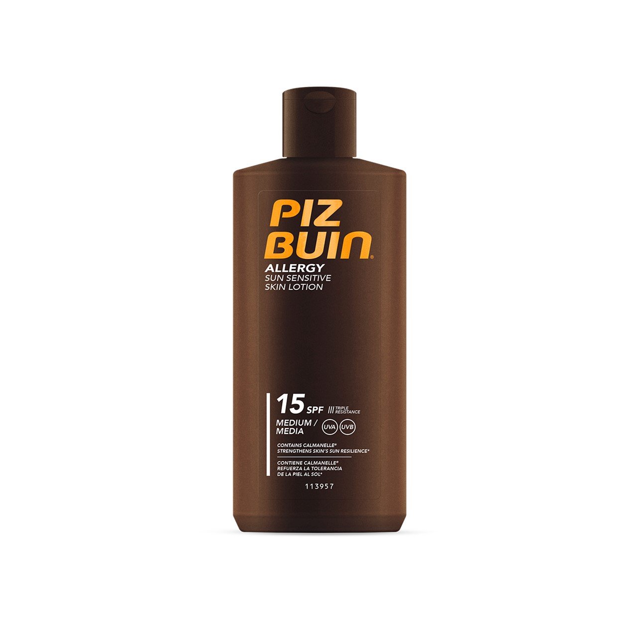 Piz Buin Allergy Sun Sensitive Skin Loção SPF15 200 ml