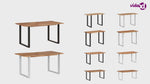 HKH Mesa de Jantar Madeira de Maciça em Acácia