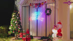 HKH Placa de Natal com 240 LED em PVC - Colorido