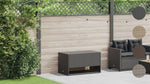HKH Caixa Para Almofadões De Exterior 100x55x55,5 Cm Vime Pe - Preto