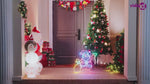 HKH Luz do Pai Natal em Ferro - Colorido