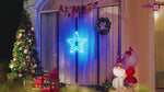 HKH Estrela de Natal em Ferro Branco Frio