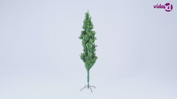 HKH Árvore de Natal Artificial com Suporte Verde em PVC