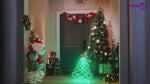 HKH Luz em Forma de Árvore de Natal em PVC - Colorido