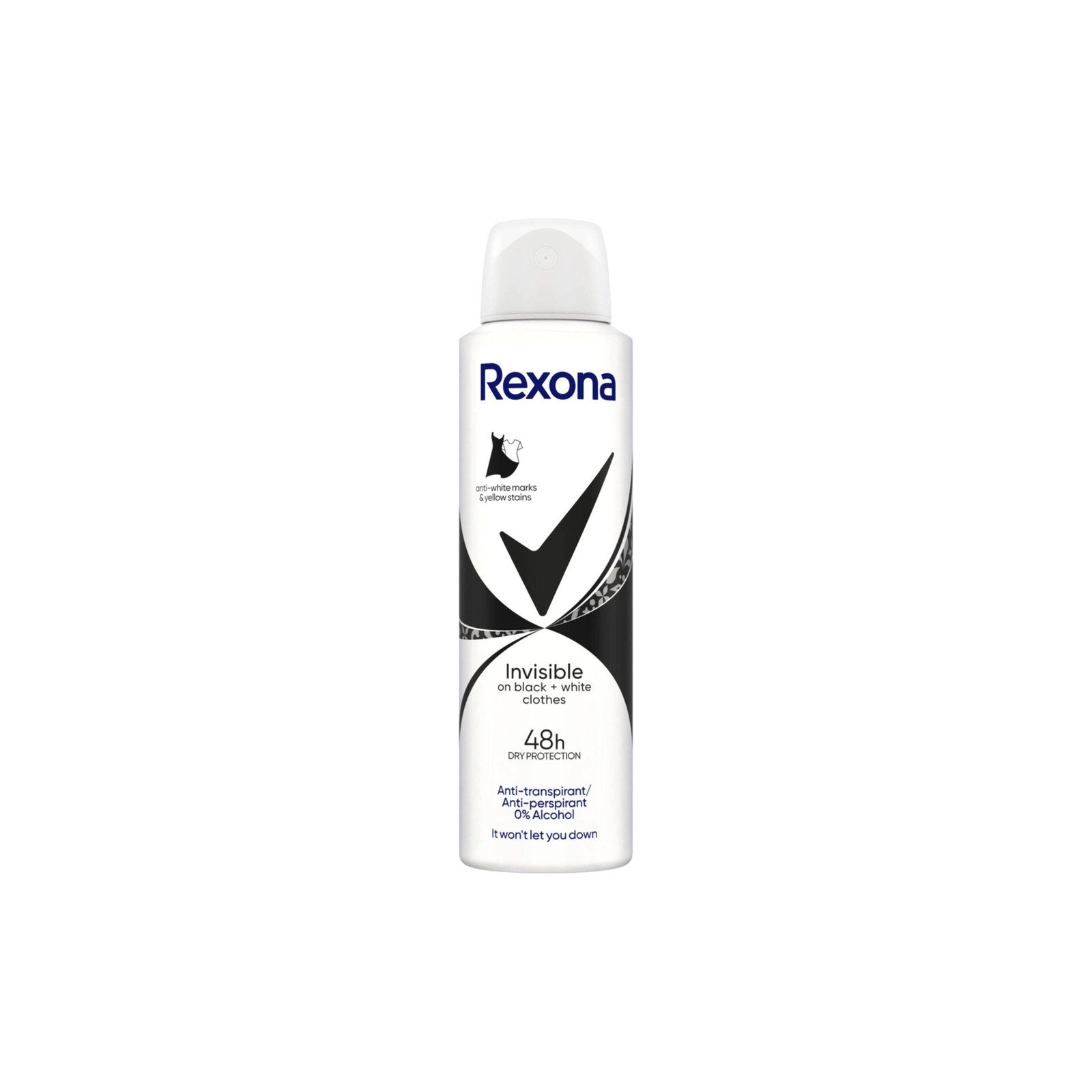 Desodorizante Spray Rexona Invisible Black & White 150 ml