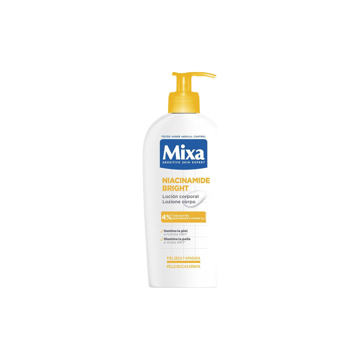Mixa Niacinamide Bright Loção Corporal 250 ml
