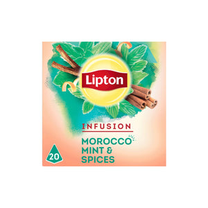 Infusão de Menta e Especiarias Lipton Marrocos 20 Saquetas 40 g 20 un