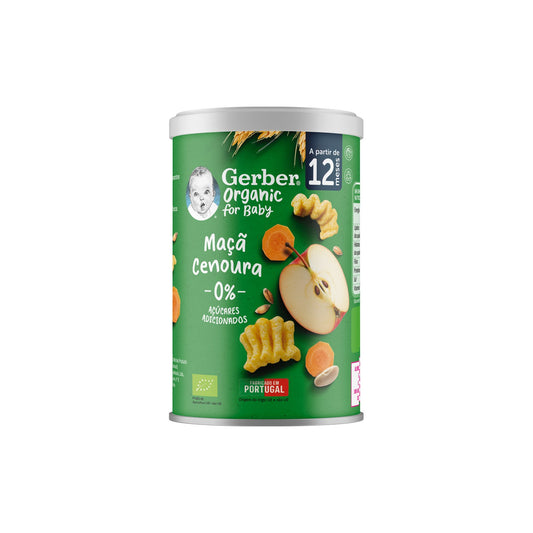 Gerber Snack Maçã e Cenoura +12M 35 g
