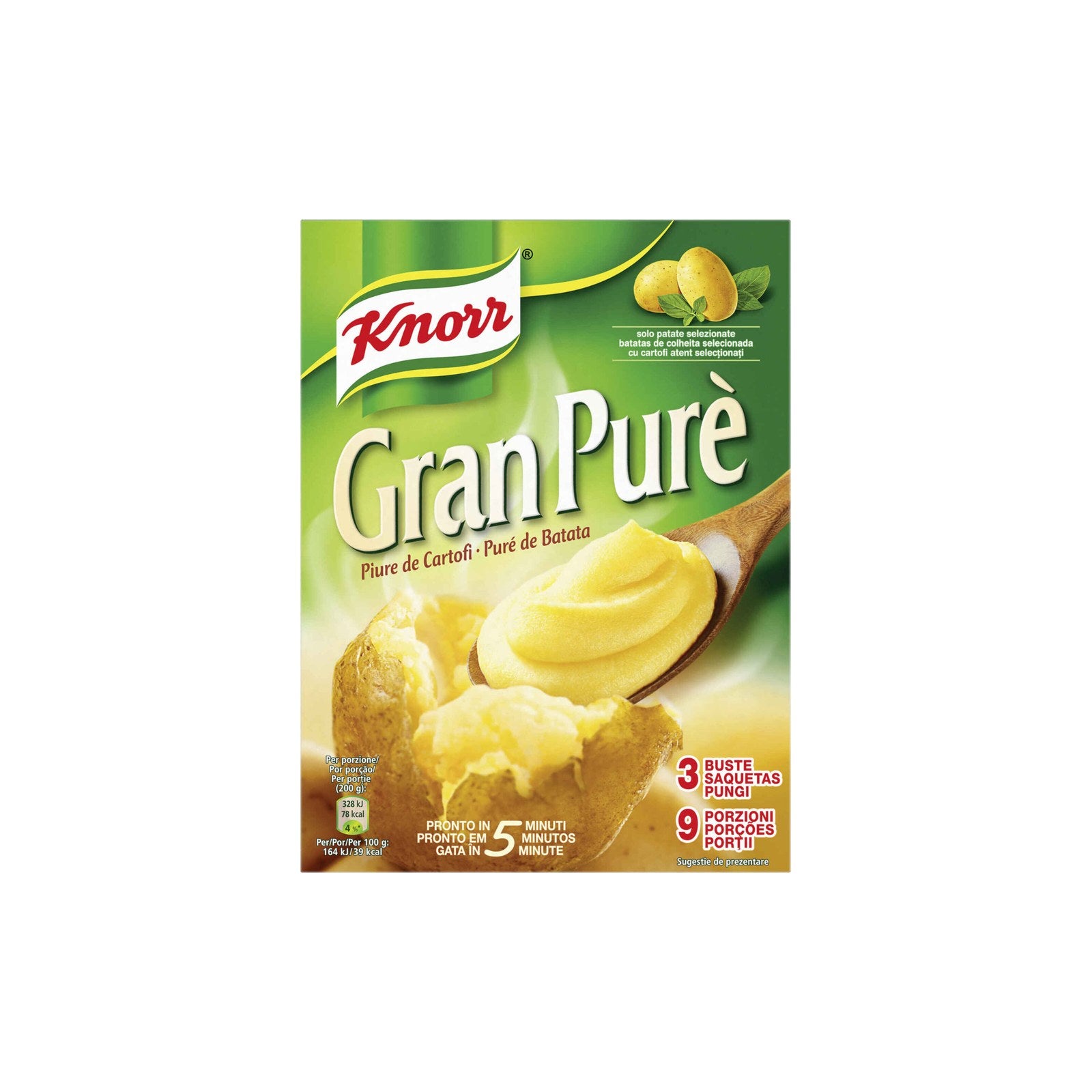 Puré de Batata Knorr 225 g 3x75 g