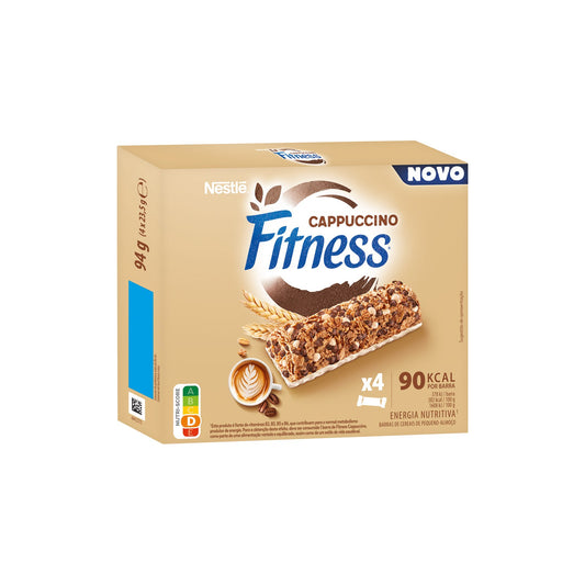 Fitness Barras Chocolate Branco e Cappuccino 94 g