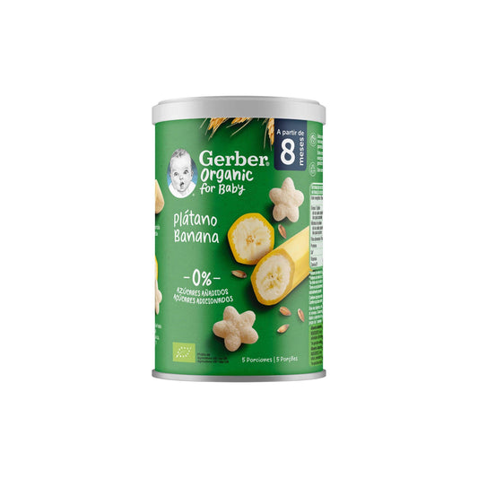 Gerber Snack de Cereais e Banana +8M 35 g