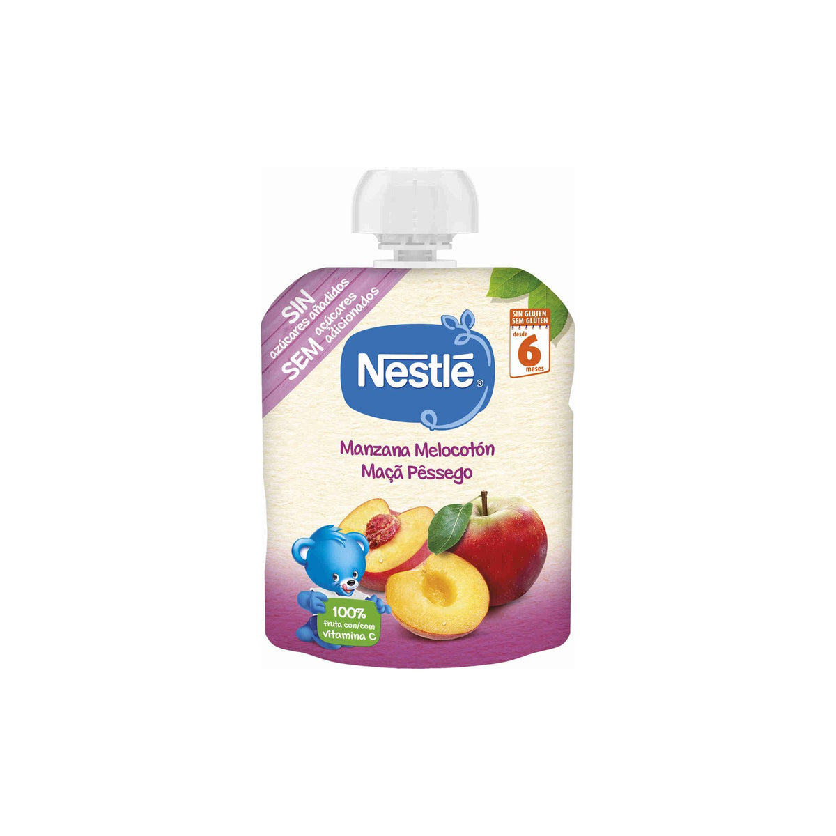 Nestlé Maçã e Pêssego +6M 90 g