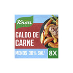 Caldo de Carne em Cubos Knorr -30% Sal 80 g 8 un