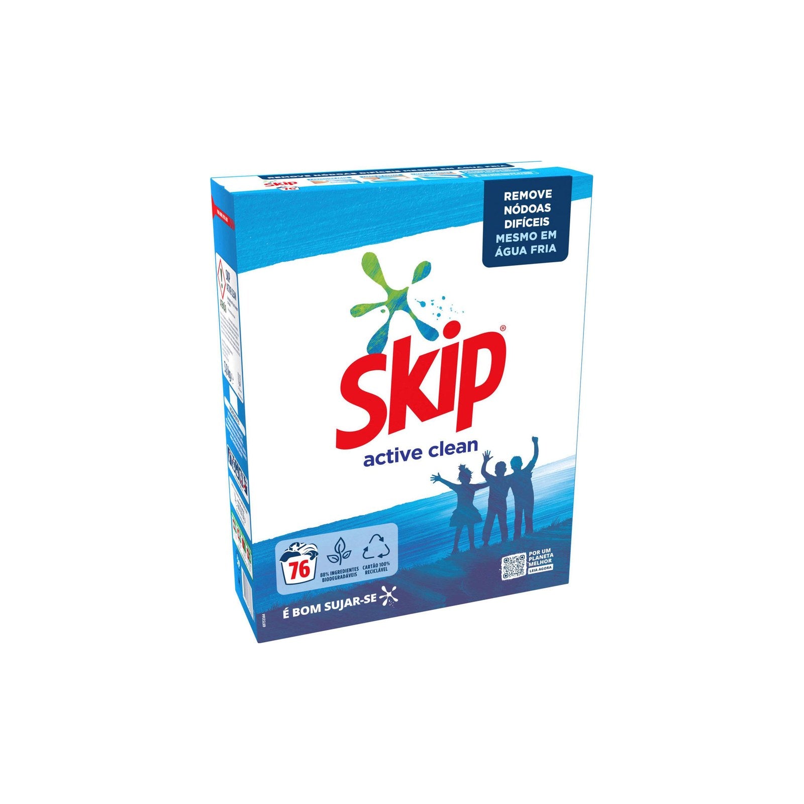 Detergente em Pó para Máquina de Roupa Skip Active Clean 3,8 kg