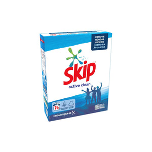 Detergente em Pó para Máquina de Roupa Skip Active Clean 3,8 kg