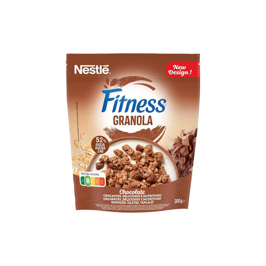 Fitness Granola Aveia, Trigo e Chocolate 300 g