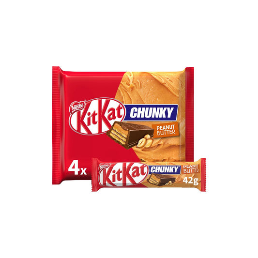 Kit Kat Chunky Manteiga de Amendoim 168 g
