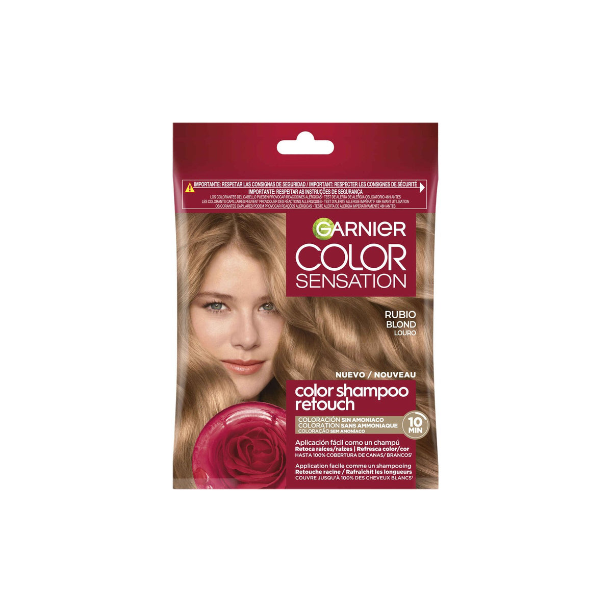 Garnier Color Sensation Shampoo Retouch Louro 7.0 1 un