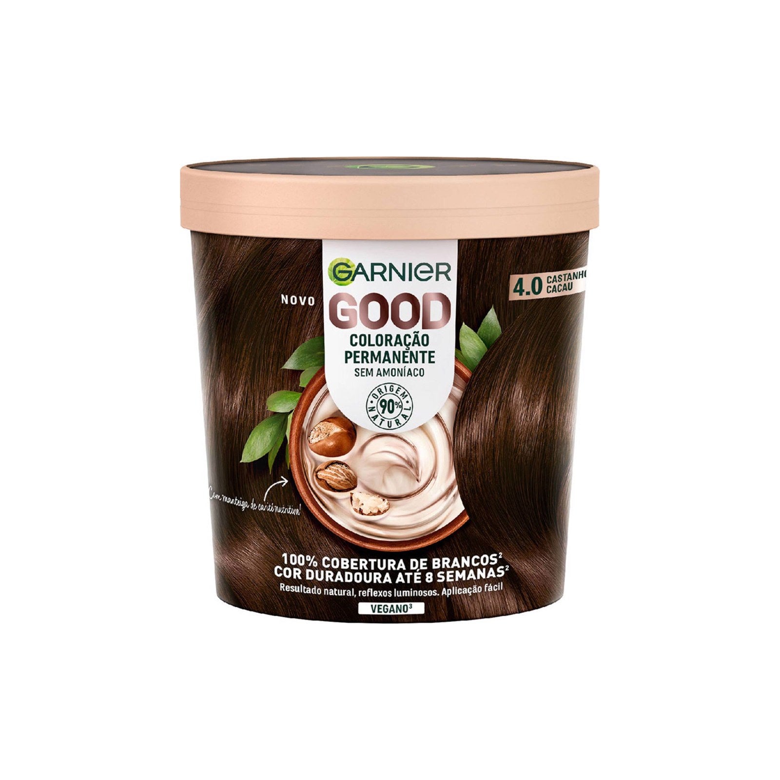 Garnier Good Coloração Permanente 4.0 Castanho Cacau 1 un