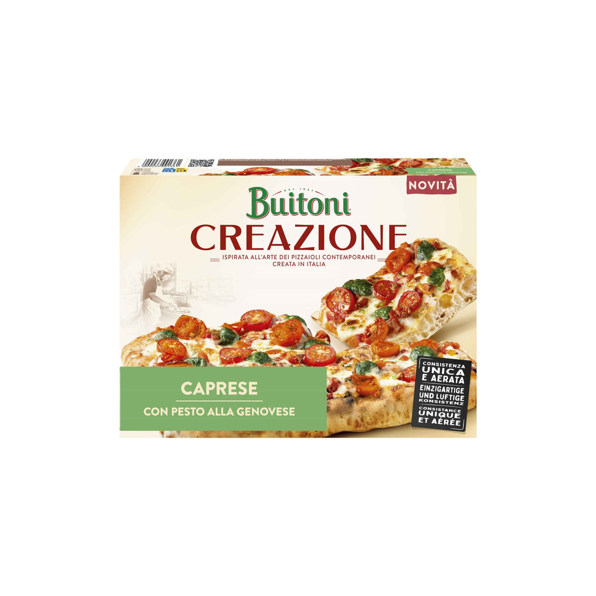 Buitoni Creazione Pizza Caprese com Molho Pesto 435 g