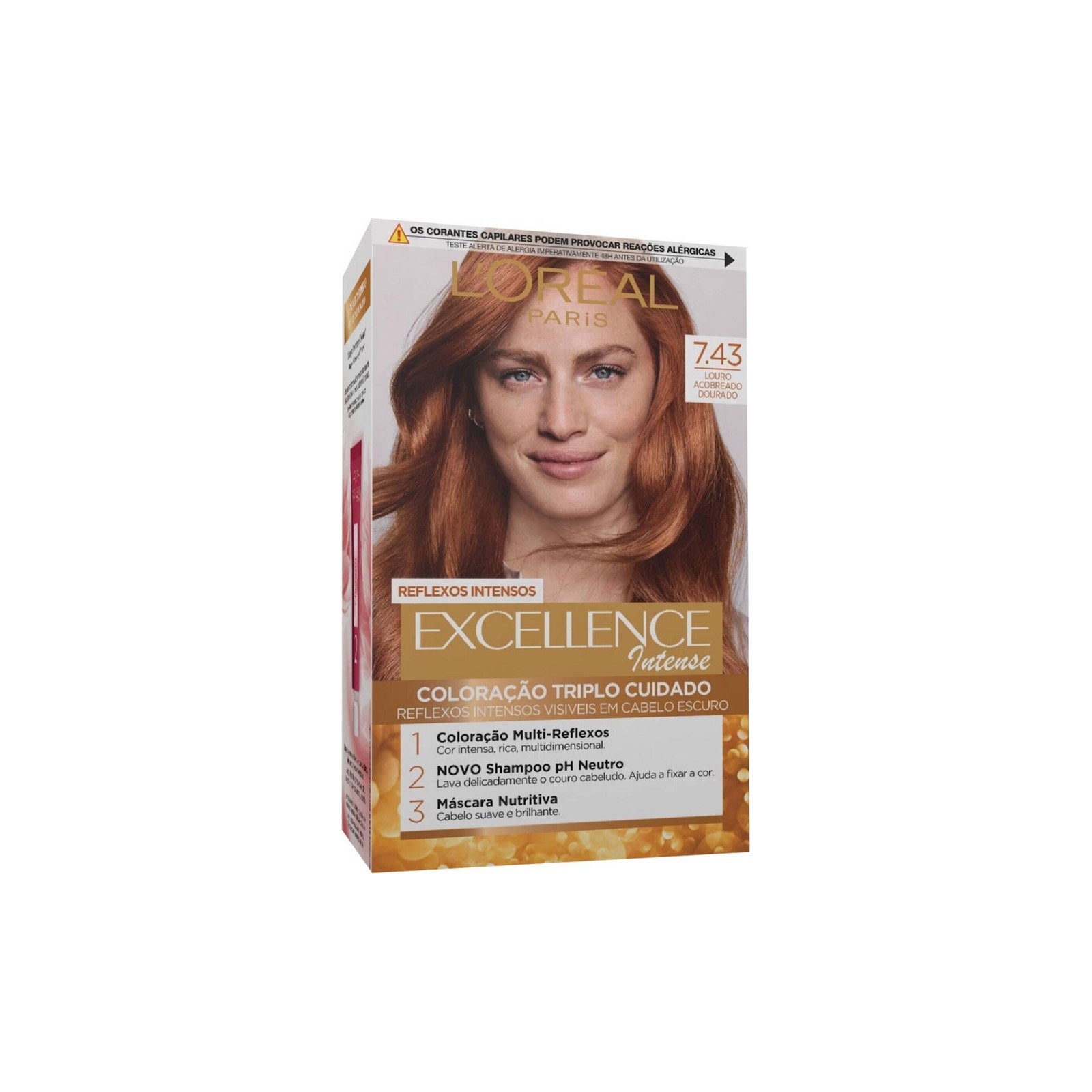 L'Oréal Paris Excellence 7.43 Louro Acobreado 1 un