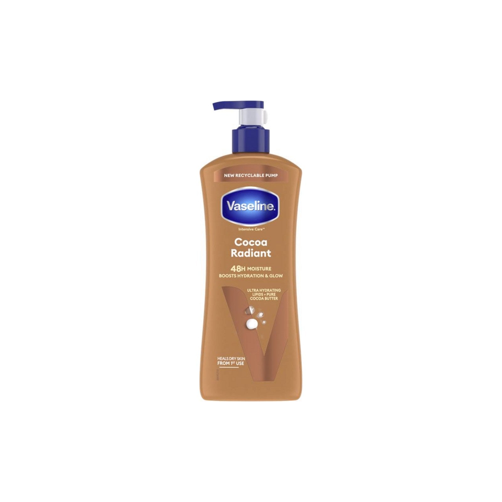 Loção Corporal Cocoa Vaseline 612 g 600 ml