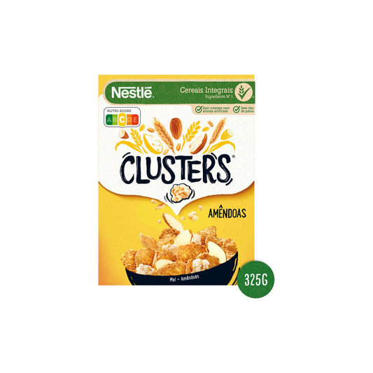 Clusters Trigo Integral com Pedaços de Amêndoa 325 g