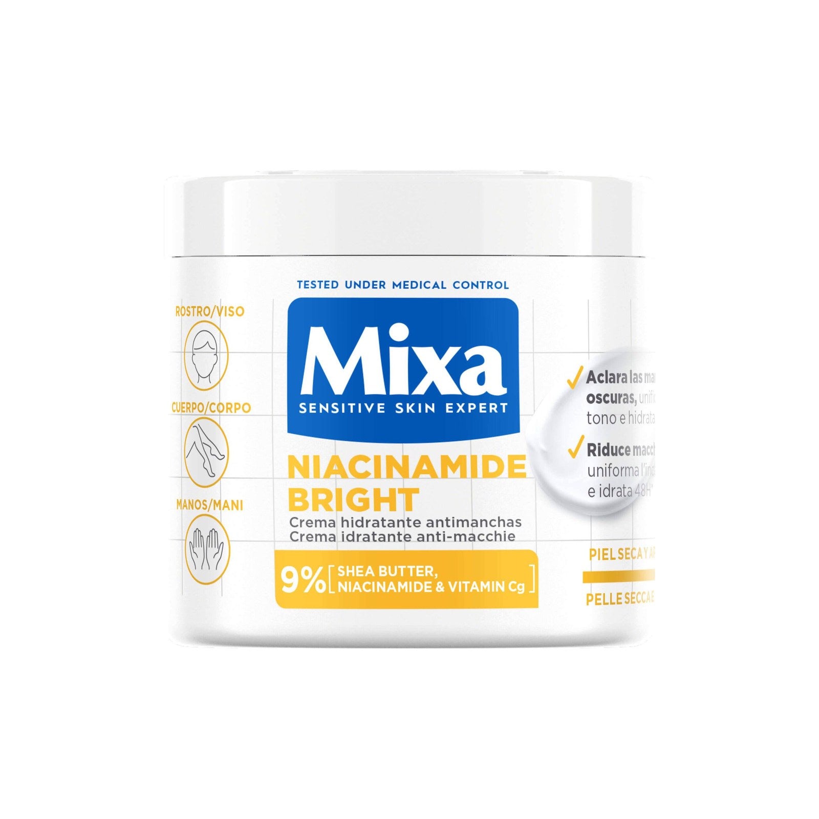 Mixa Niacinamide Bright Creme Antimanchas 400 ml