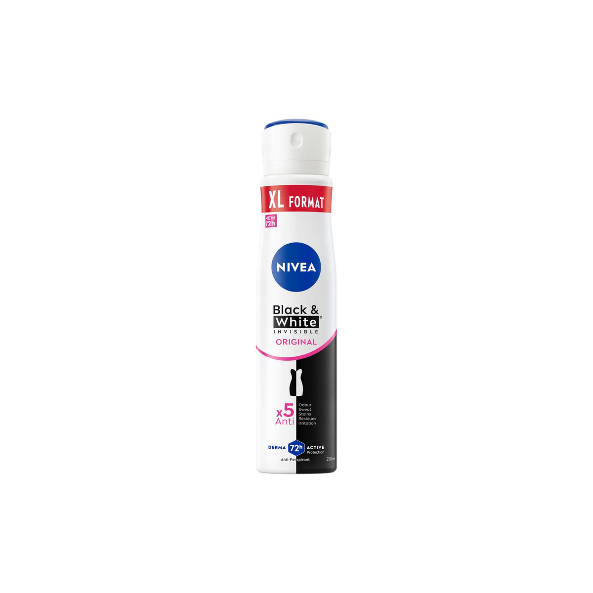 Nivea Black & White Invisible Original Spray 250 ml
