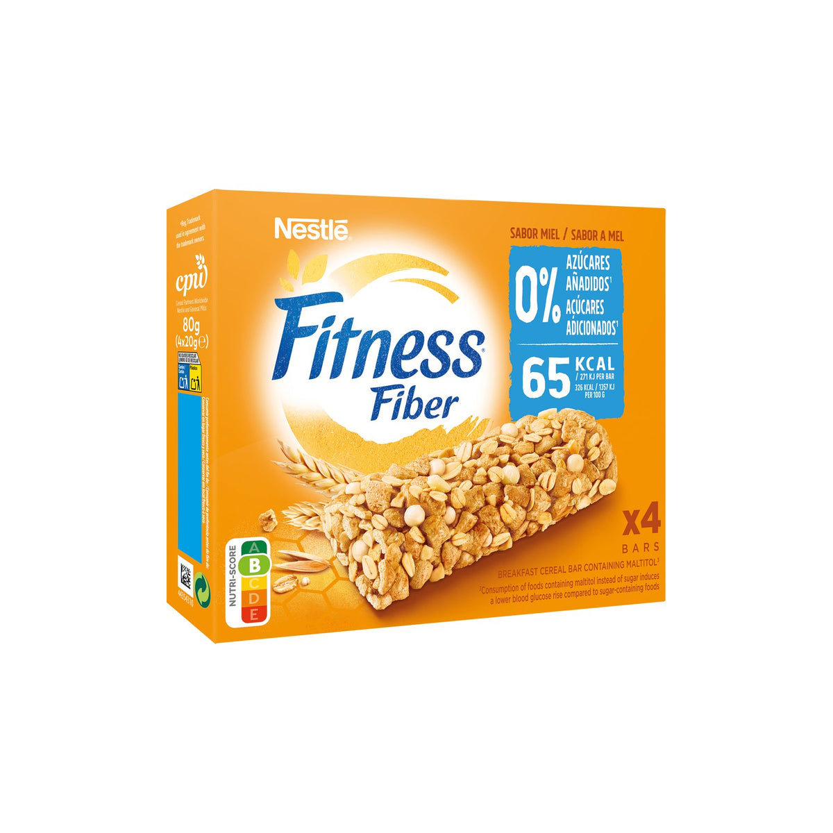 Fitness Barras Trigo Aveia Quinoa Mel 80 g