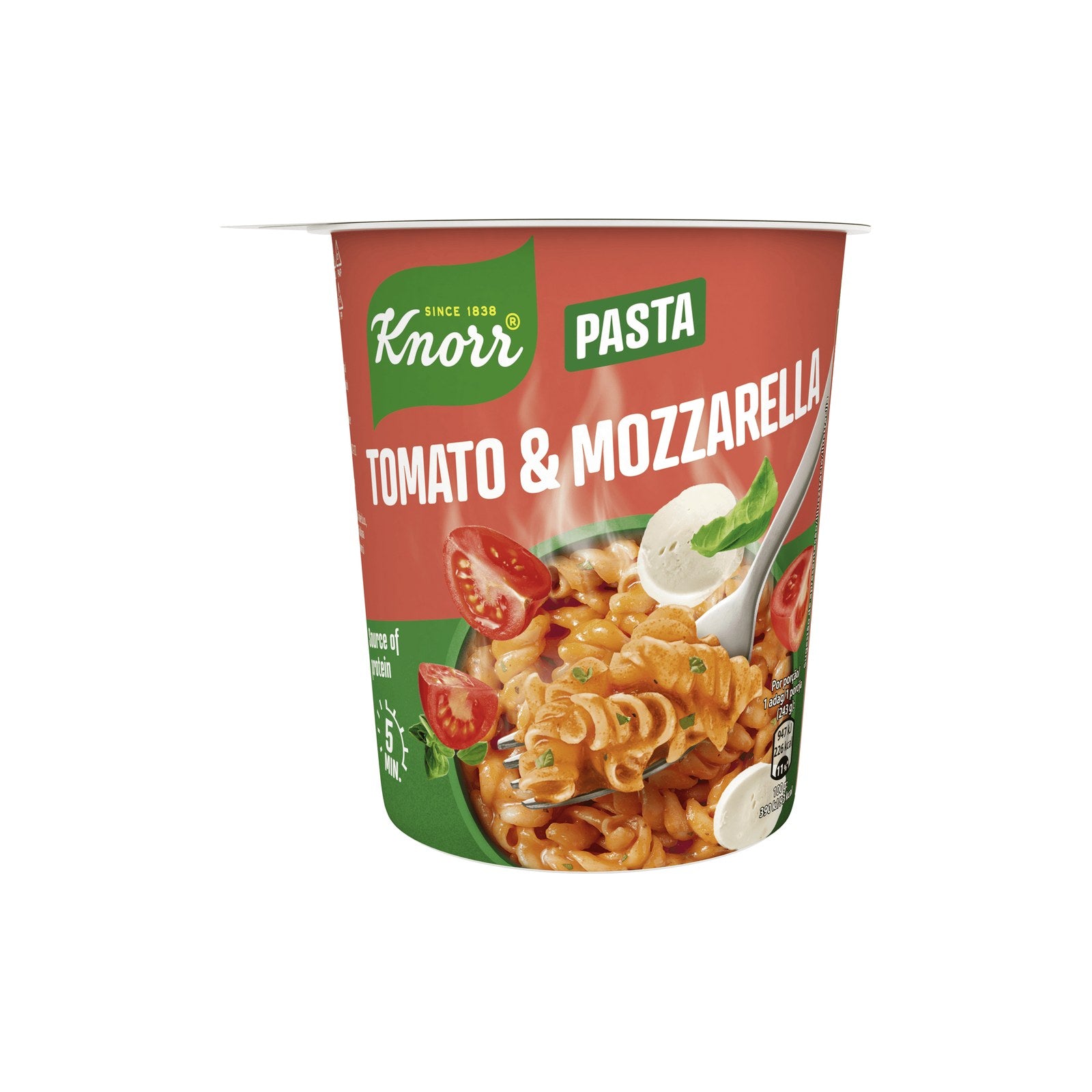 Pasta Pot Knorr de Tomate e Mozzarella 63 g 72 g