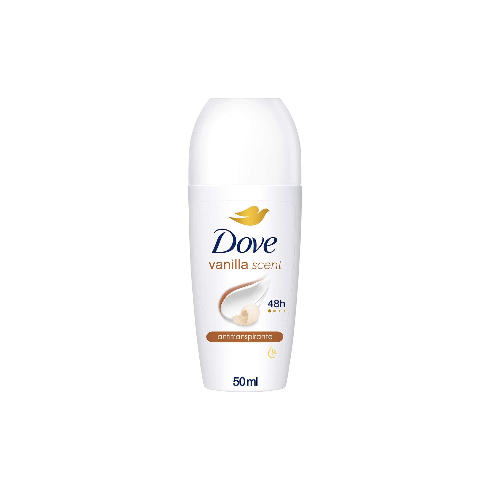 Desodorizante Roll-On Dove Baunilha 48h 52 g 50 ml