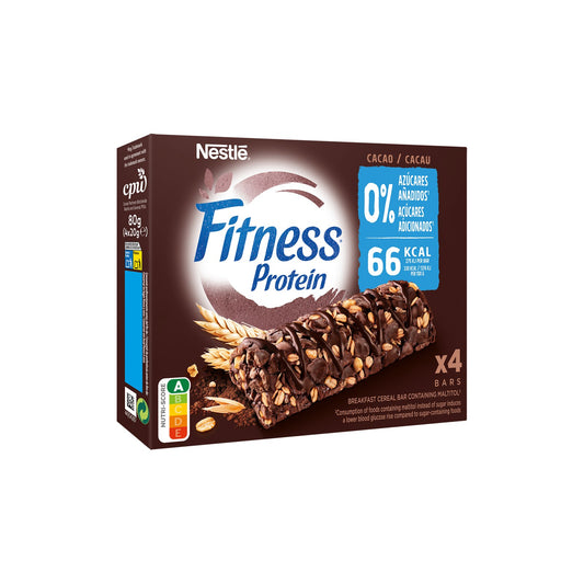 Fitness Barras Proteicas Cacau sem Açúcar 80 g