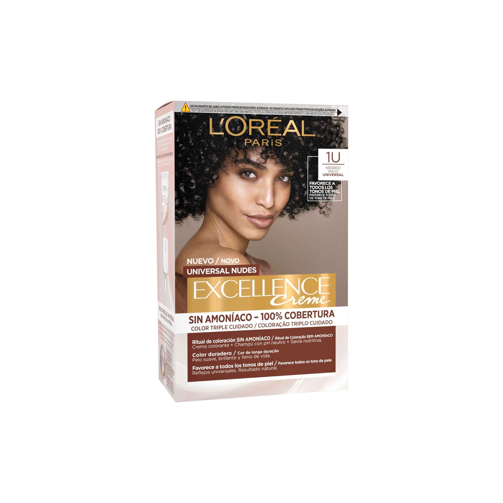 L'Oréal Paris Excellence Universal Nudes Preto 1U 1 un
