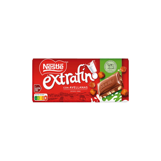 Nestlé Extrafino Chocolate de Leite com Avelãs 123 g